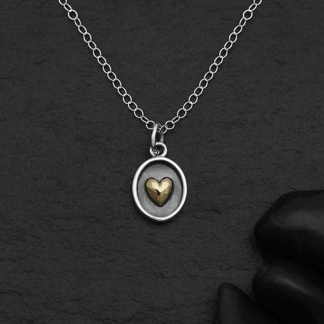 Shadow Box with Bronze Heart Necklace - Image 3